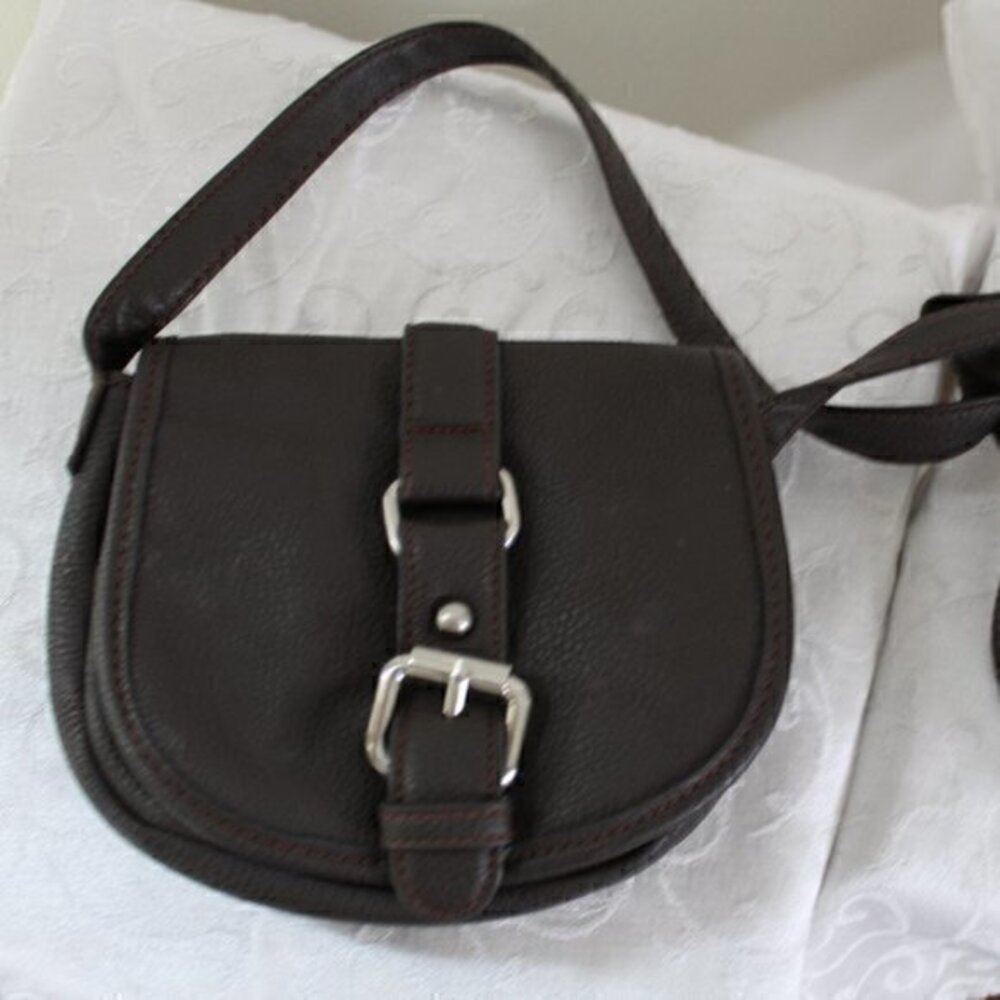 Merona bag purse Perfect "first purse" brown faux leather